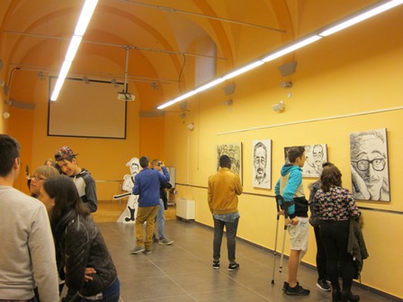 Visita 4t ESO FEDAC Guissona exposició Pedrolo